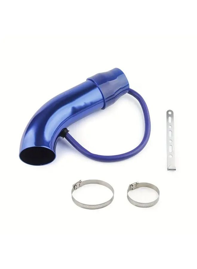 Red Air Intake Pipe Universal Car Cold Air Intake Kit Aluminum Replacement - Image 5